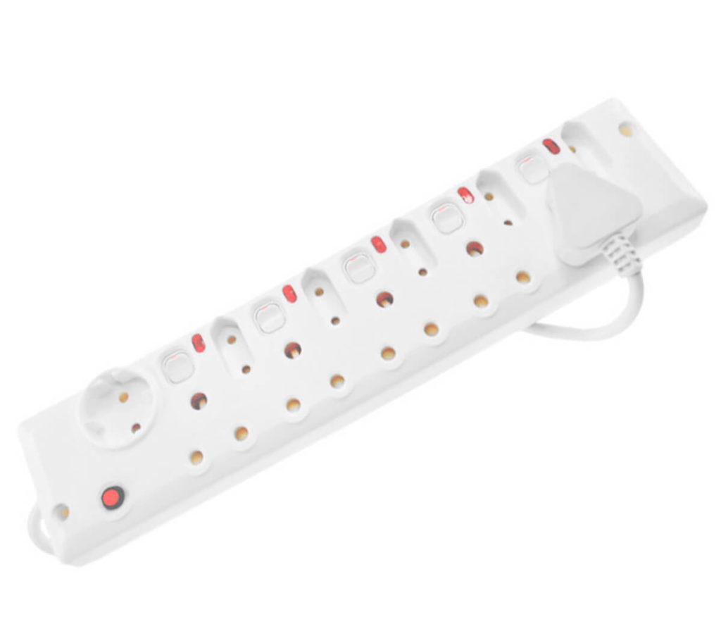 Multiplug Switch 5X16A 5XEURO 1XSHUKO - Mambos Online Store