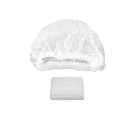 “21”” White Mopcap (100s) double stitch”