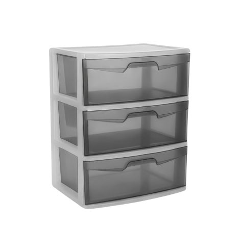 Addis Wide 3 Drawer Storage STN