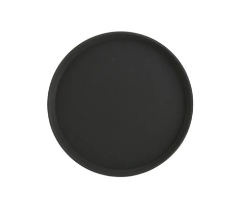 Cater Basix non slip tray black 350 mm round Cater Basix non slip tray black 350 mm round
