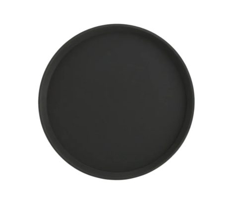 Cater Basix non slip tray black 400 mm round Cater Basix non slip tray black 400 mm round