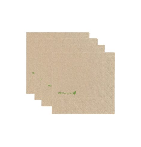 Ecobrown Serviette 2ply EG (330×330) 50’s