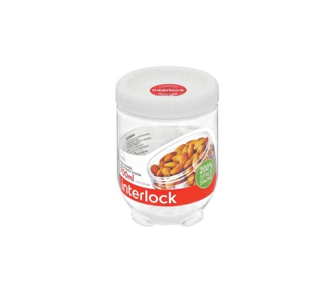 Interlock 700ml Round with White Lid