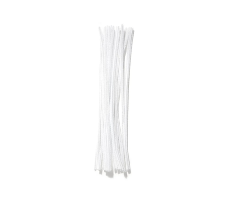 PIPE CLEANERS WHITE 20PCS