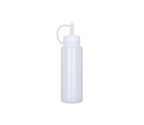 Plastic Sauce Bottle 250ml White – single