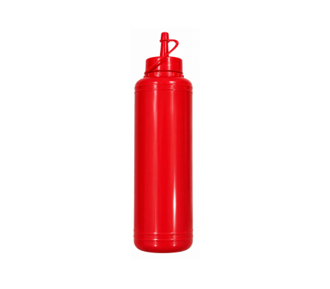 Plastic Sauce Bottle 500ml Red – single