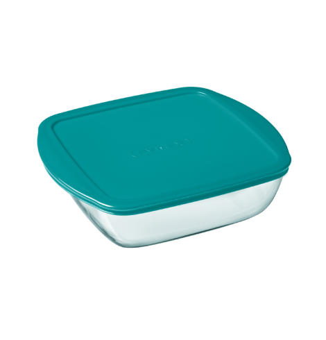 Pyrex cook&store dish rect with plastic lid 2.5lt
