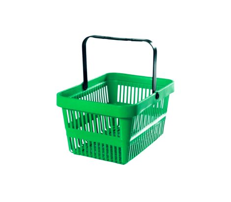 Shopping basket green