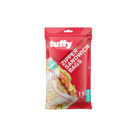 Tuffy Zipper Sandwich bags – 15s