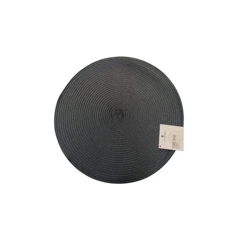 JJP – Placemat Braid Round Black
