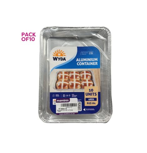 Aluminium foil tray for 6 buns -10’s
