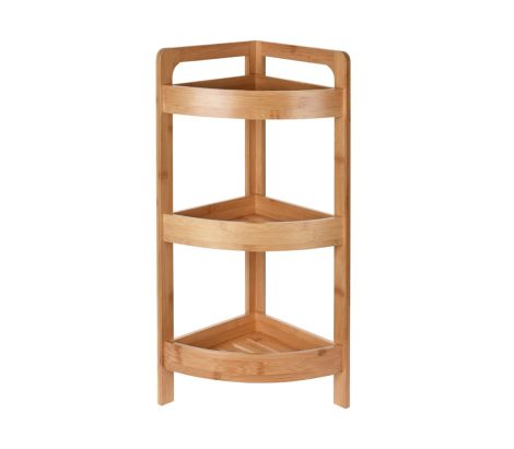 Bathroom Corner Rack Bamboo 23x61cm Bathroom Corner Rack Bamboo 23x61cm