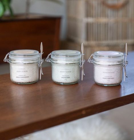 Body Scrub in Glass Jar 3Ass. Body Scrub in Glass Jar 3Ass.