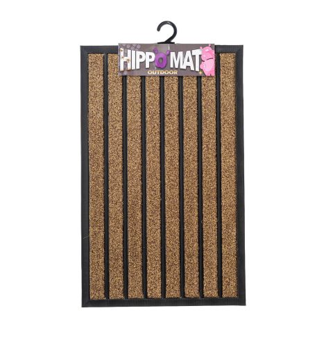 HIPPO MAT- OUTDOOR 45*75CM Brown HIPPO MAT- OUTDOOR 45*75CM Brown