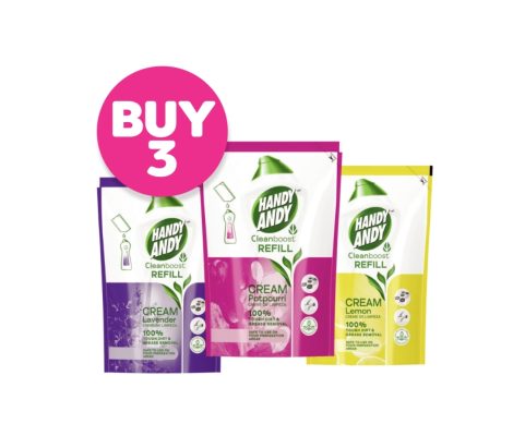 BUY 3 Handy Andy CRM Refill 750ml