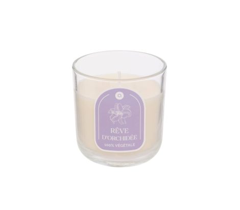 JJP Floa Glass Candle Orchid 115g