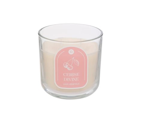 JJP – Floa Glass Candle Cherry 350g