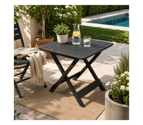 Foldable Table Tevere Anthracite