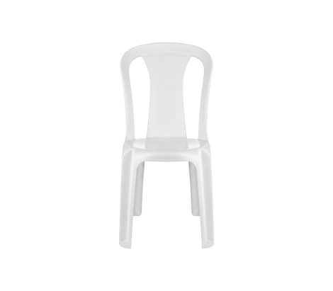 daisy white armless chair