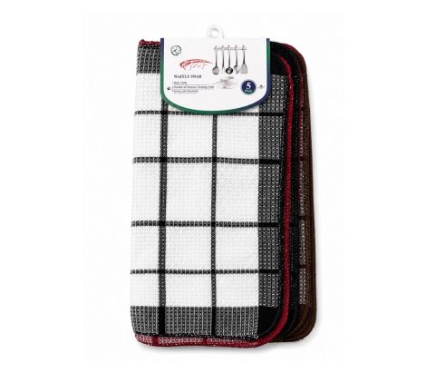 5 Pack Waffle Swab 35x35cm