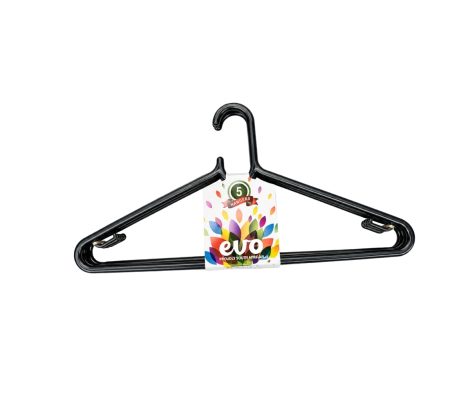 Adult Hanger Black 5pk
