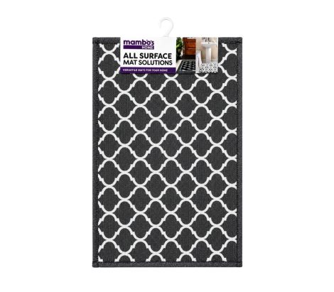 Floor Mat Trellis Charcoal 5080cm