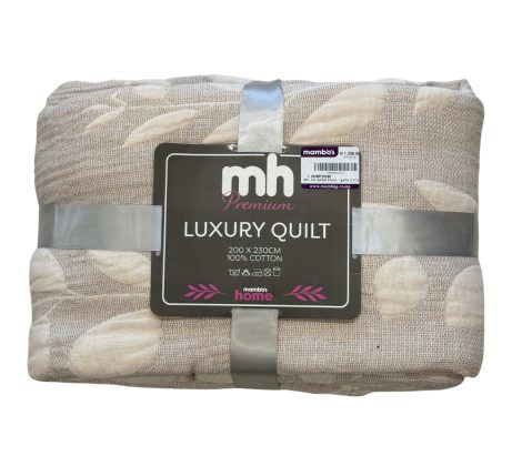 HM Mist Quilted Throw | Trellis 2*2.3cm