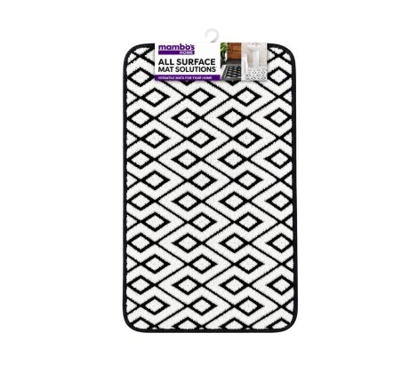 Bath Mat Diamond Grey 5080cm-2