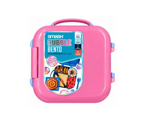 Bubble PP Bento Pink 6 Div