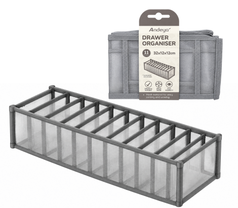 DRAWER ORGANISER – MESH 32_12_12CM – 11DIV