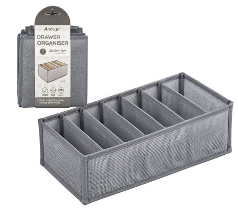DRAWER ORGANISER – MESH 35_24_17CM – 7DIV