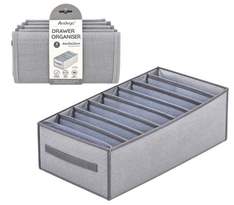 DRAWER ORGANISER – MESH 44_25_22cm – 9DIV