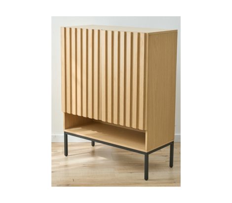 Furn- Linea Shoe Cabinet 2 Doors Natural