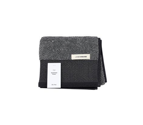 Plush Hand Towel Charcoal 40x70cm Plush Hand Towel Charcoal 40x70cm